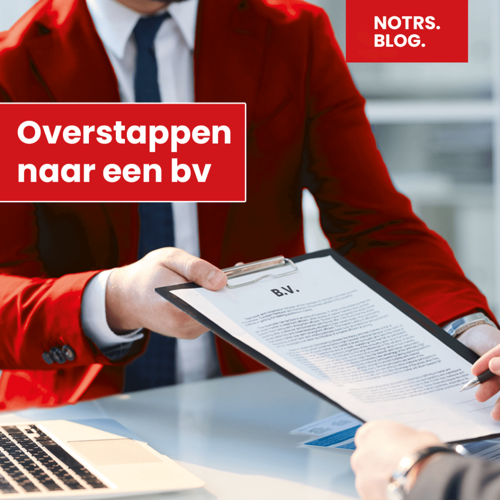 Overstappen naar bv